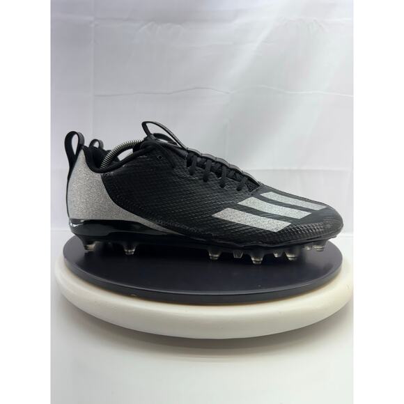 adidas Adizero Spark Mens Size 11 Black Night Metallic Football Cleats GV9085‎ main image 10